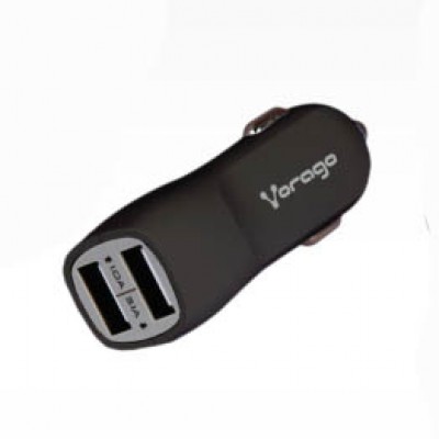 Cargador para auto 2 USB VORAGO AU-103